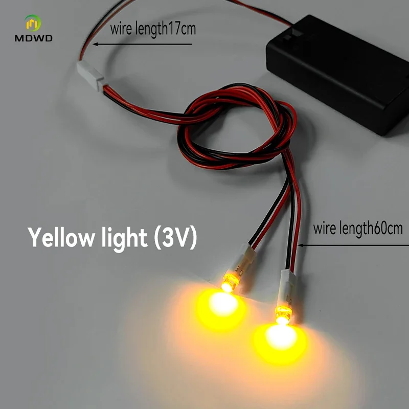 60cm LED 비즈 미니어처 야간 조명 전구 재료 창의적인 모델 인형집 조명 장면 레이아웃 디오라마 키트