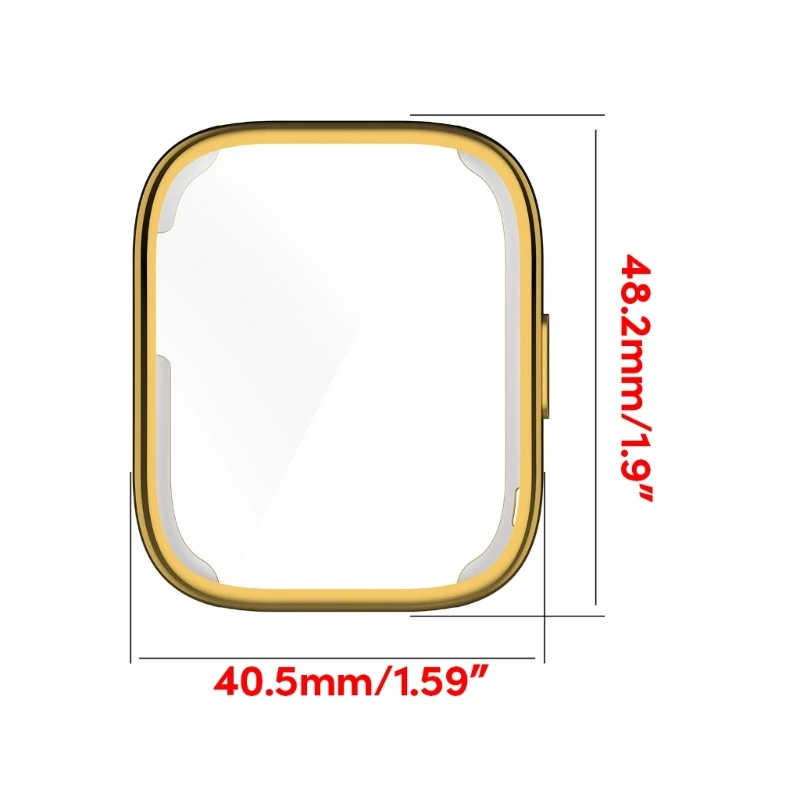 Durable TPU Screen Protector Case for Smartwatches - Full Protective Bumper Shell