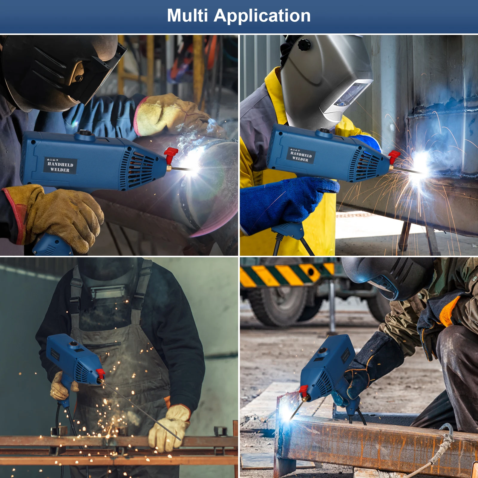 110V 4500W Handheld Portable Electric Arc Welding Machine Automatic Digital Intelligent Welding Machine Current Adjustment