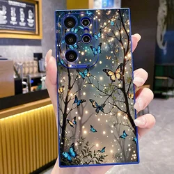 Luminous Butterfly Phone Case for Samsung Galaxy S21 Ultra (1)