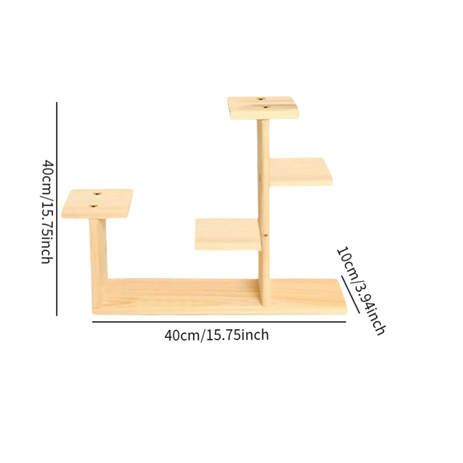 Wooden Plant Stand Floor Multilayer Flower Shelf Creative Versatile Practical Plant Display Rack Flower Pot Stand for Balcony