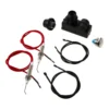 4pcs/1kit Gas Grill Igniter Push Button Control Automatic Switch Ignition AA Battery with Electrode Spark Replace Spirit Ignitor 2
