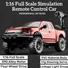 1:16 Independent Suspension Remote Control Car 4WD Professional All Terrain Off Road Rubber Tire Linkage Lighting RC Car Truck 1