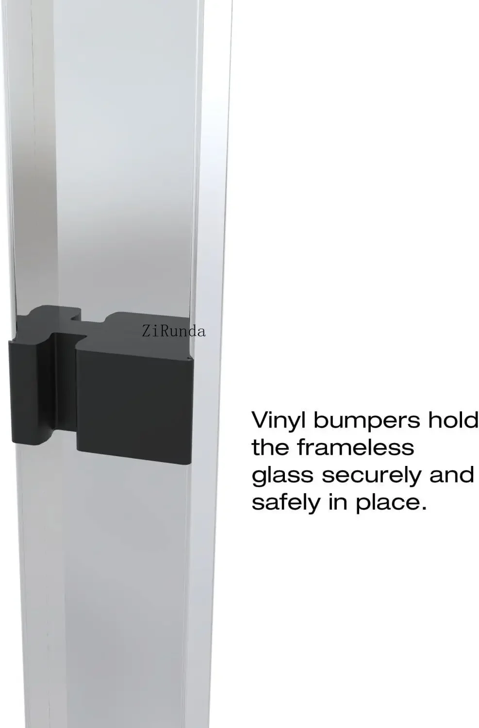 Classic Sliding Shower Door Fits 40 44 inch opening Clear Glass Silver Finish designed to repel water in the shower 5