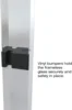 Classic Sliding Shower Door Fits 40 44 inch opening Clear Glass Silver Finish designed to repel water in the shower 5