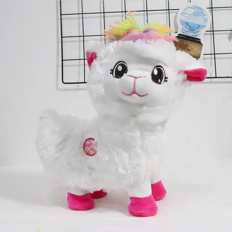 Sheep Llama Alpacas Plush Toy Electric Dancing Music Funny Toys Pets Doll Stuffed Soft Animal kids Christmas Gifts plush toys electric interactive toy