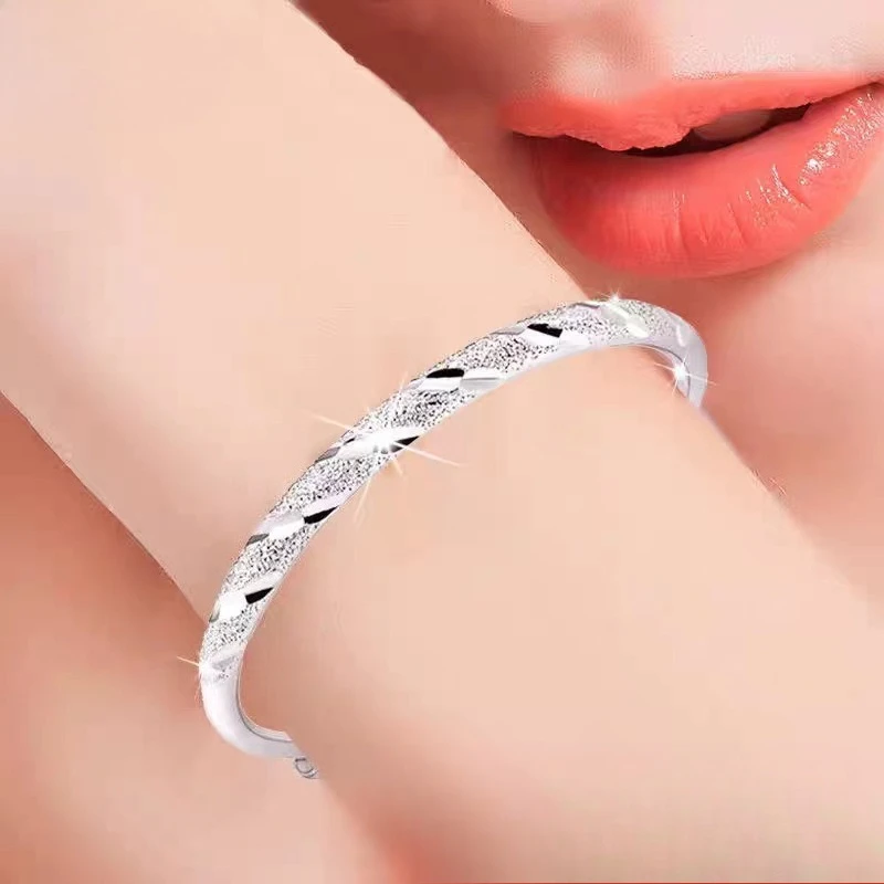 여성용 팔찌 남성 패션 웨딩 파티 귀여운 여성 수제 직조 쥬얼리 조절 가능 그라인딩 샌드