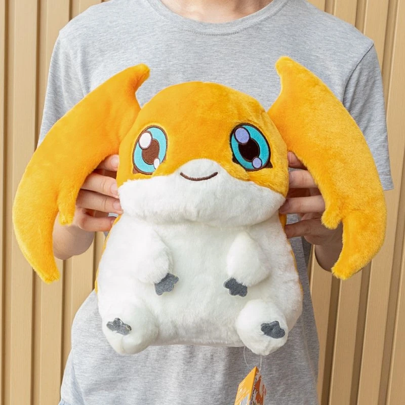 

Kawaii Digimon Adventure Anime Figure Plush Toy Patamon Tailmon Cartoon Stuffed Sitting Position Soft Doll Pillow Room Decor