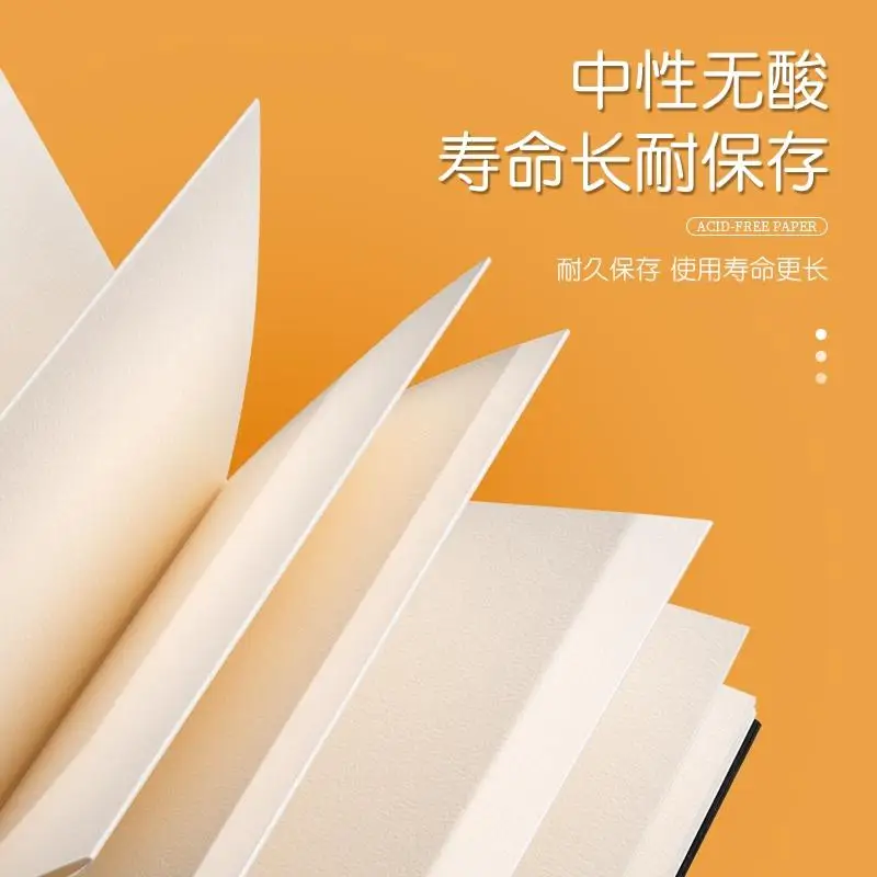30 Sheets Baohong Watercolor Organ Book 5.1meter 300g 100% Cotton Watercolor Journal, Large Landscape Drawing Pad 5