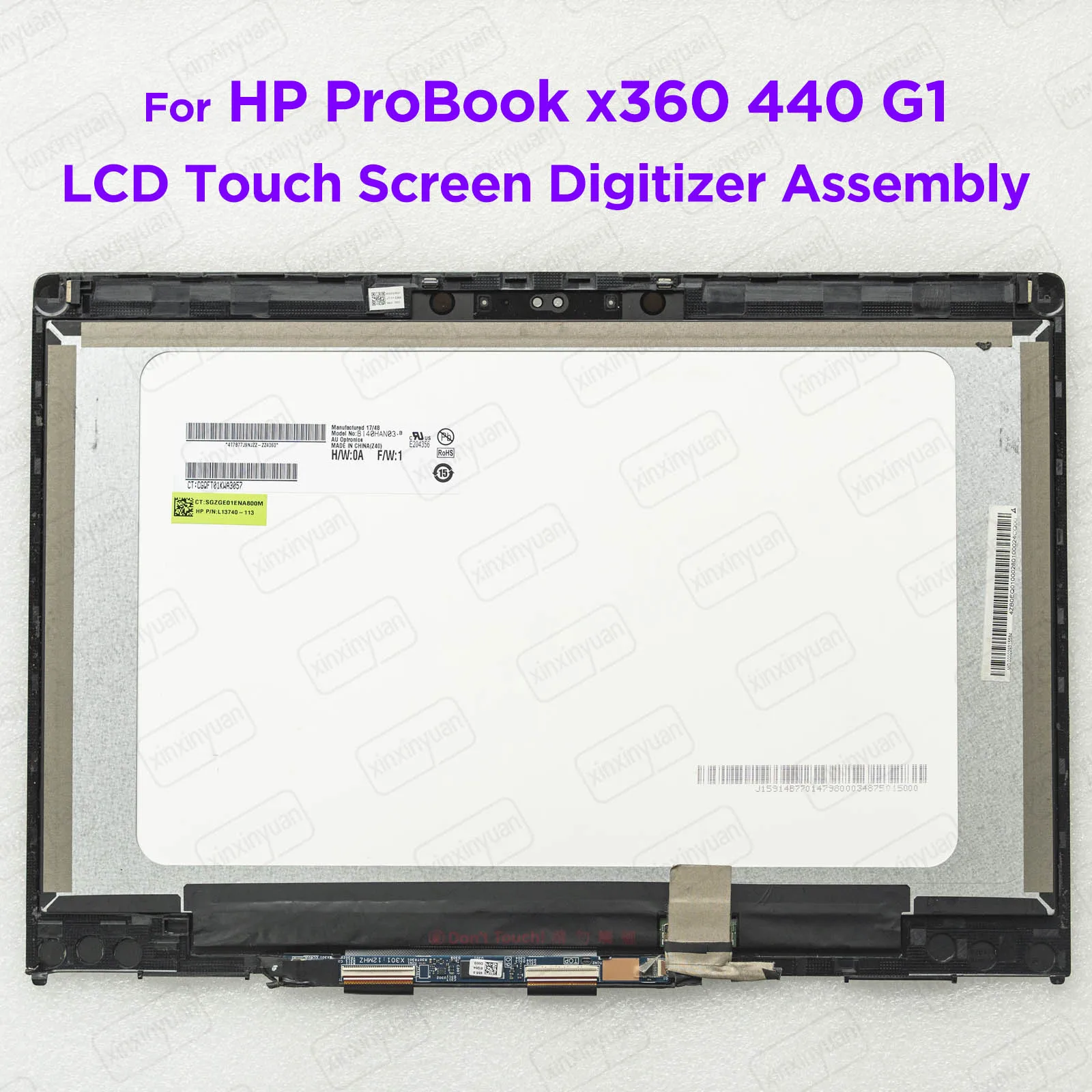 14.0 LCD Touch Screen Digitizer Assembly For HP ProBook x360 440 G1