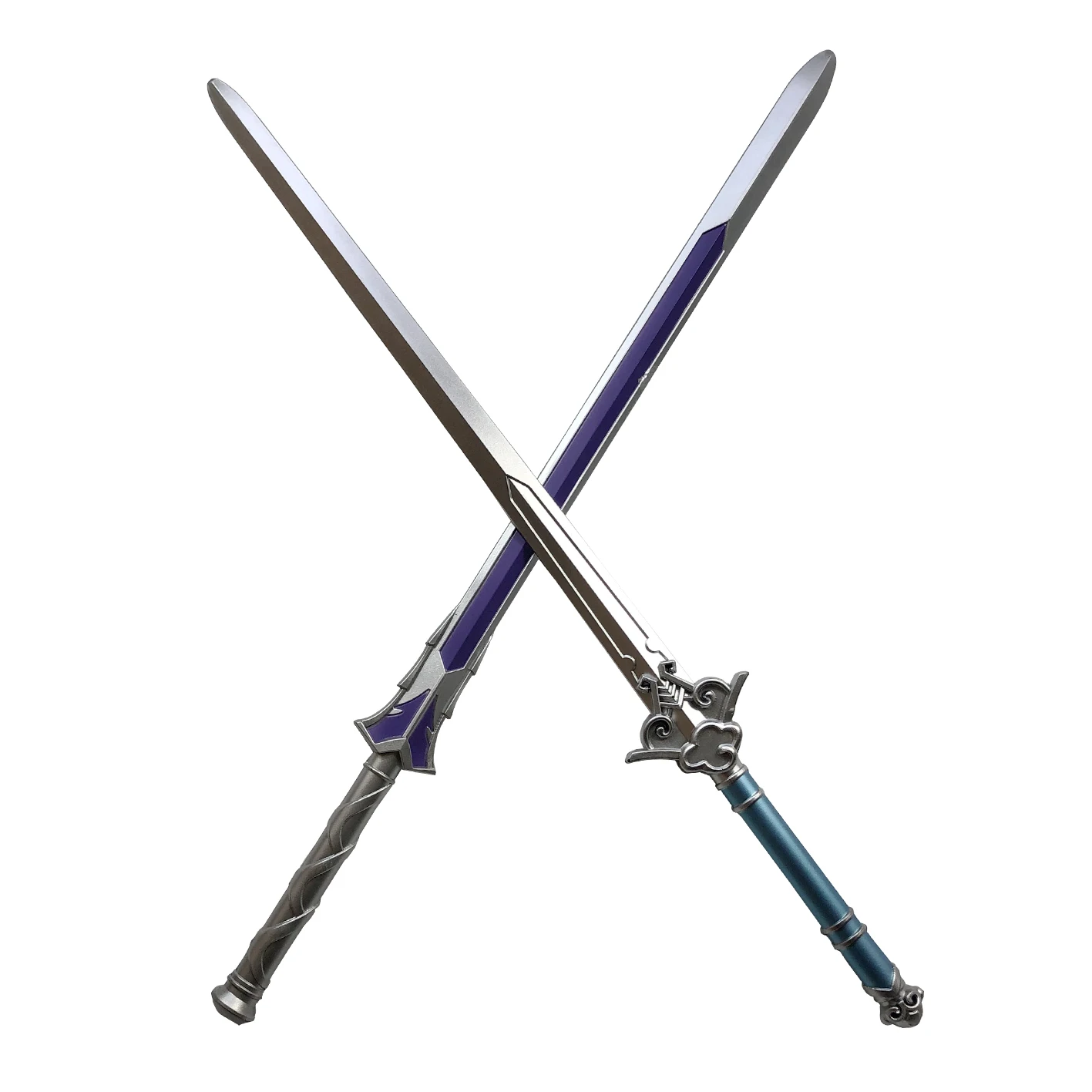MO DAO ZU SHI Sword Weapon Blue Sowrd Cosplay 1:1 Knife Swordsman Safe PU 80cm Anime avoid dust sword 2