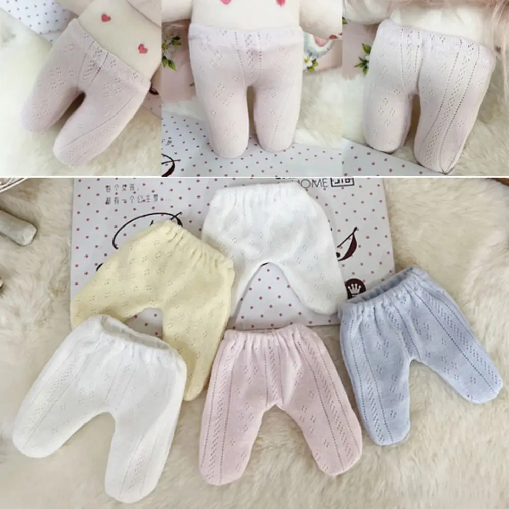 

Fashion Doll Leggings Pants New 8 Colors Knitted Patterned Pantyhose Casual Wears Accessories 20cm Cotton Doll