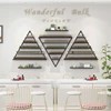 Iron Art Manicure Shelf Manicure Rack Display Rack Net Nail Polish Oil Shelf Hanging Wall Nail Polish Rack Wall Display Triangle 4