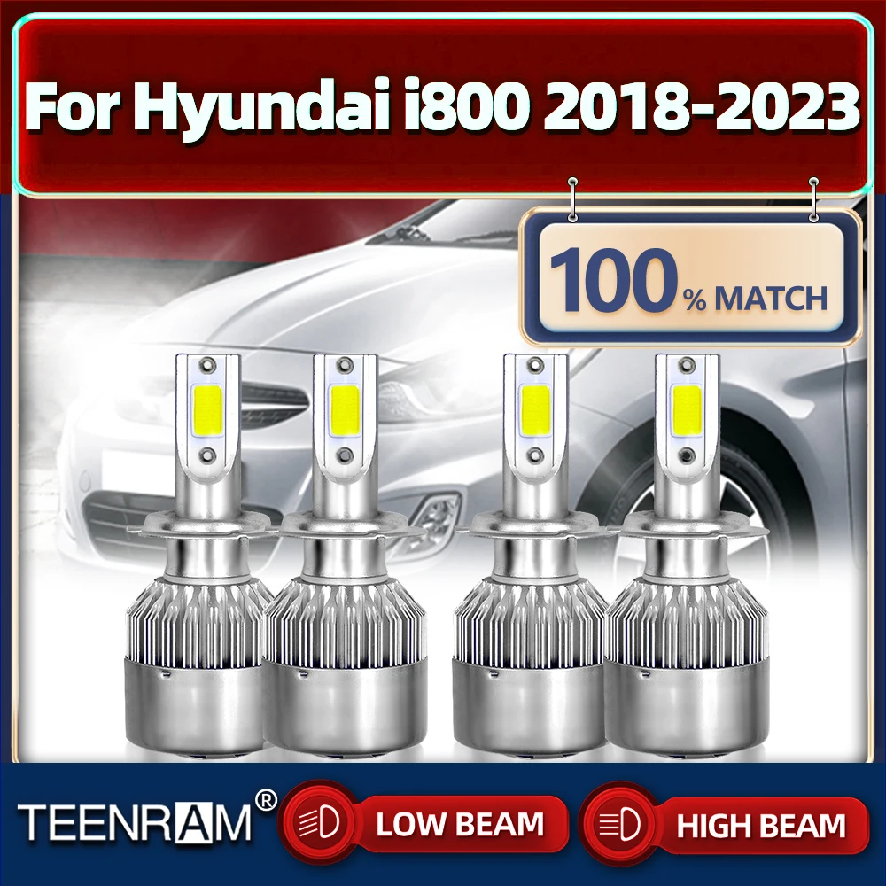 

40000LM H7 Canbus LED Headlight 240W Car Light 6000K White CSP Chip Auto Lamp For Hyundai i800 2018 2019 2020 2021 2022 2023