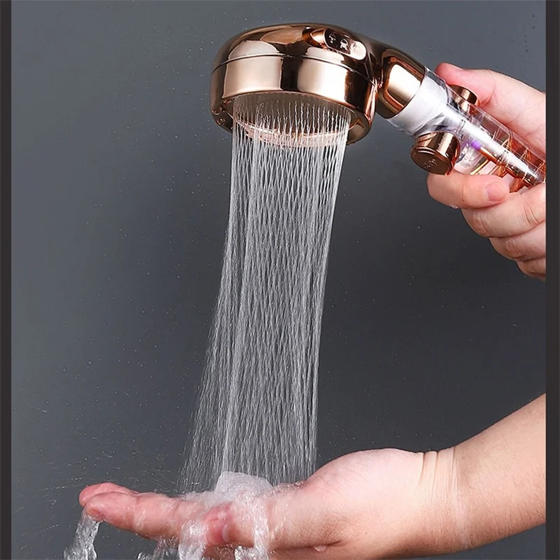 3 モード ターボ シャワー ヘッド節水流量調整小さなファン フィルター ABS Amazon.co.jp: 3 モード ターボ シャワー ヘッド節水流量調整