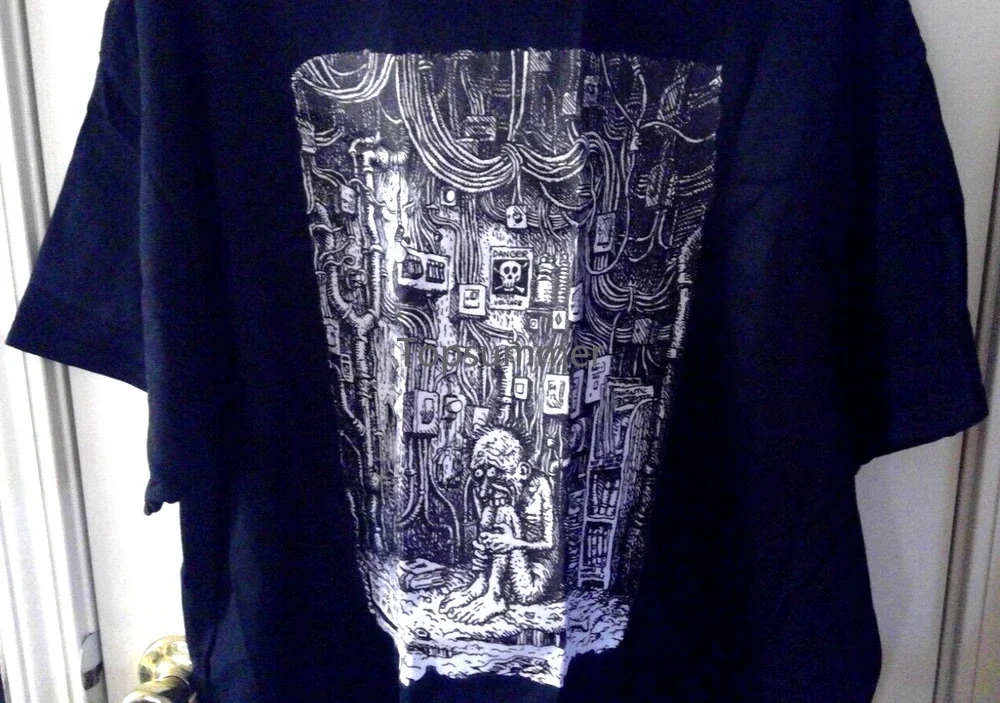 

Черная футболка из хлопка, Размер 2Xl, новинка, бесплатная доставка