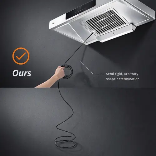 [8mm Single-Lens] Endoscope Camera with Adjustable Light,1920P , Semi-Rigid Cable Snake Borescope for iPhone, iPad, Samsung - Image 5