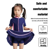 Fashion Swimwear Cute Summer Kids Girl One-piece Suits Breathable Swimming Clothes Swimsuits Summer Professional Swimming Suit 4