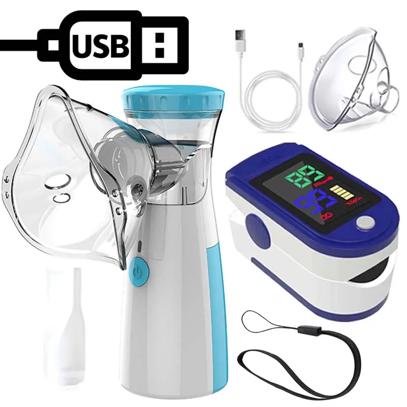 Przenośny nebulizator + pulsoksymetr za $5.44 / ~21zł