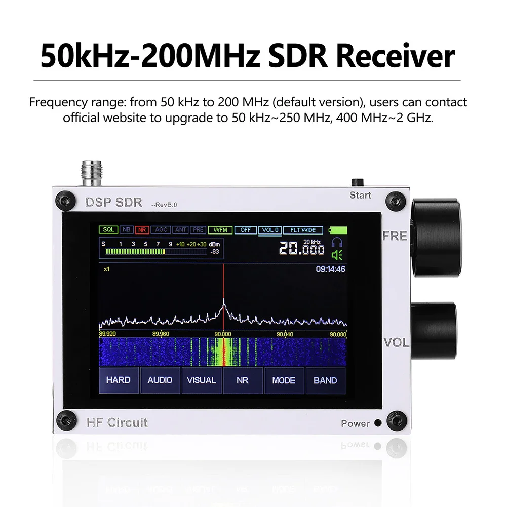 

1.10D 50kHz-2GHz Receiver HAM For Malahit Receiver Radio 100 X 75 X 32mm Practical Tool Accessories