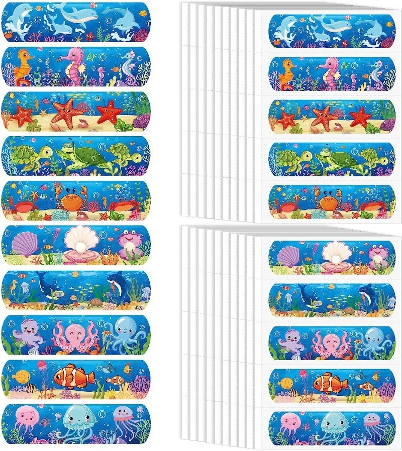 50pcs/set Cartoon Band Aid for Children Cute Plaster Wound Dressing Patch Tape First Aid Strips Adhesive Bandages Woundplast 5