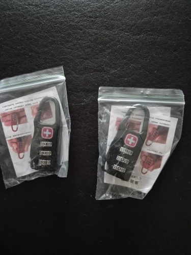 1-10PCS Portable Alloy Lock Padlock Outdoor Travel Luggage Zipper Backpack Handbag Safe Anti-theft Combination Code Number Lock photo review