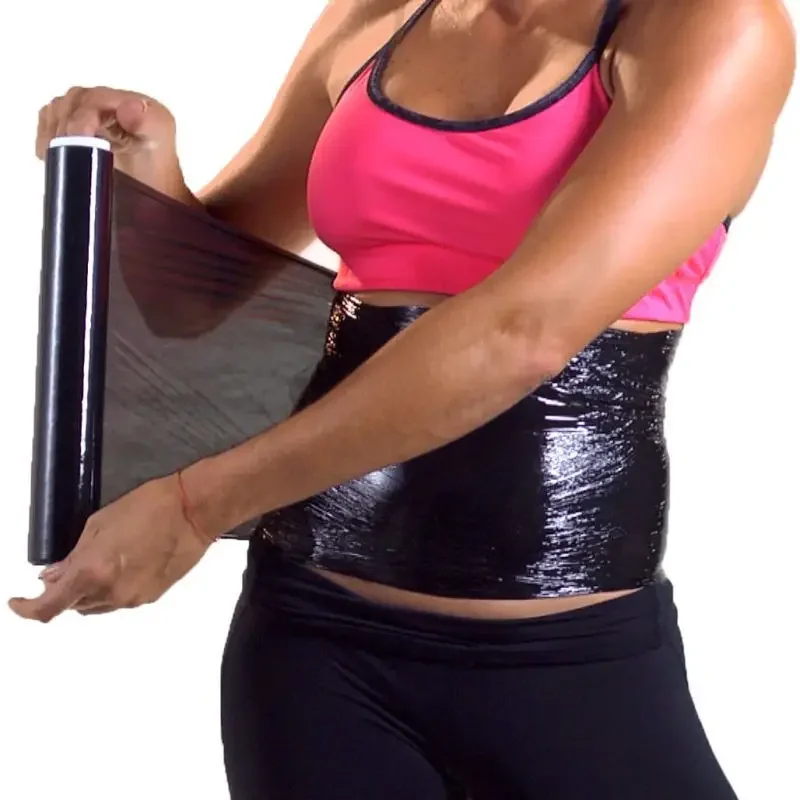 Lose Weight Sauna Firm Slimming Belt Fat Burning Plastic Belt Waist Wrap Shaper for Body Leg Arm Belly Fitness Beauty Health
