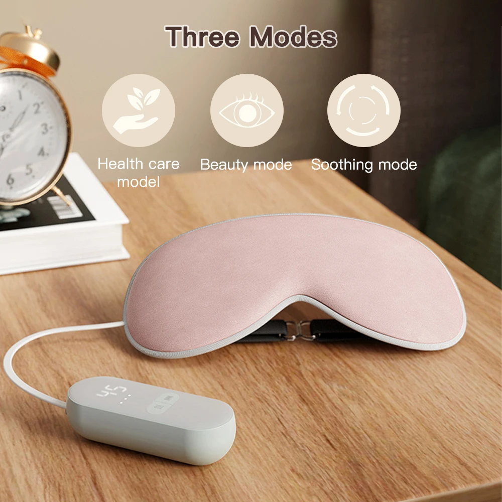 6D Smart Eye Massager with Air Pressure Heat and Bluetooth Music Mask