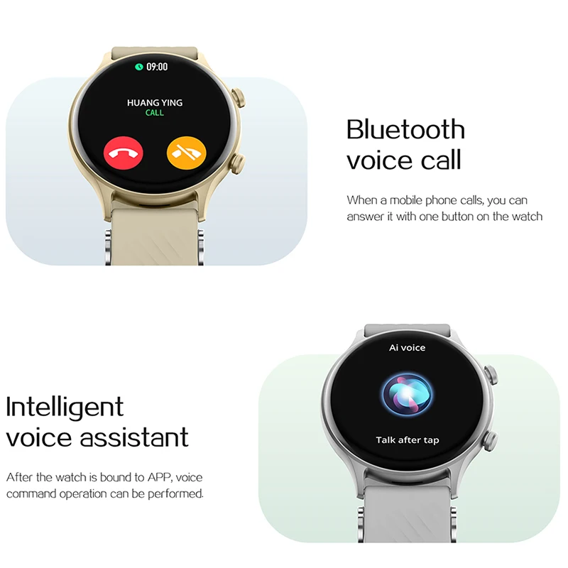 100+ Dial 123 Sport Modes Smart Watch Bluetooth Call AI Voice Assistant Game IP67 Waterproof Smartwatch Women Wearable Wristband 6