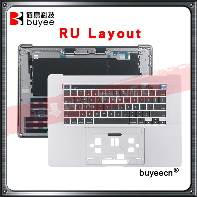 

Laptop A2141 Topcase RU English Keyboard For MacBook Pro Retina 16" A2141 Palmrest Keyboard Touchbar