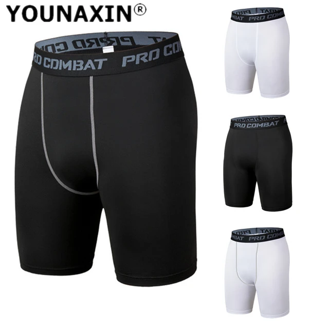 Men Leggings Base Layer Skinny Compression Sports Shorts Gym