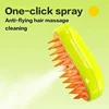 Dog Cat Steamy Brush Steam Brush Electric Sprayer for Massage Pet Grooming Tool Shedding 3 in 1 Electric Sprays Massage Combs 4
