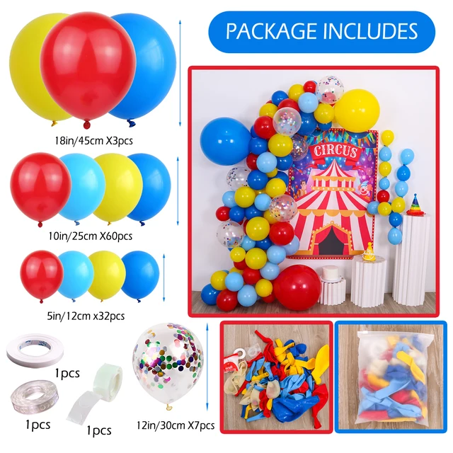 Ghirlande Di Carta Arcobaleno Con Clown - 3 Pezzi Da 3m Per Feste E Carnevale - Foto 5