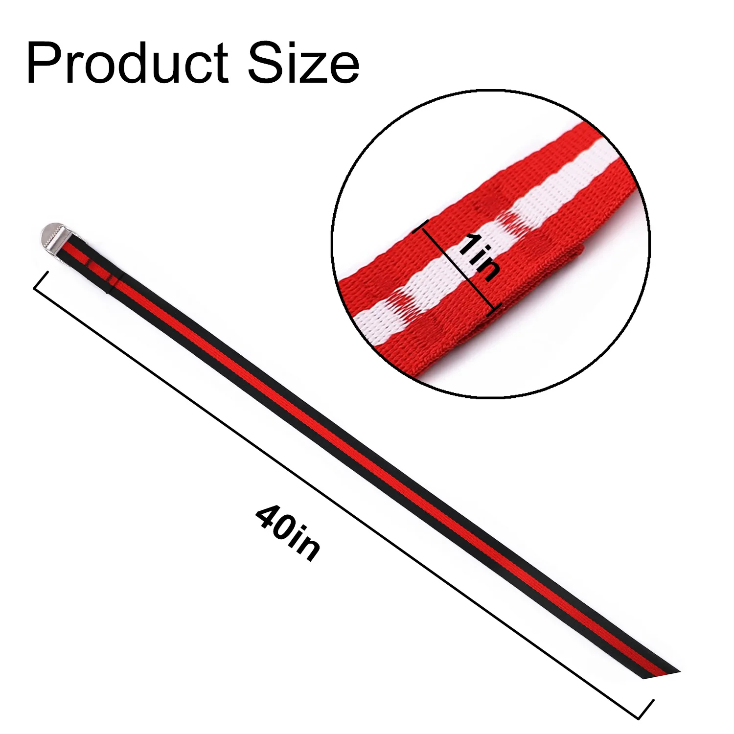 Arm Wrestling Equipment 2 Pcs Tie For Arm Wrestling Competition Match Training 40 Inch Long Non-Slip With Metal Buckle