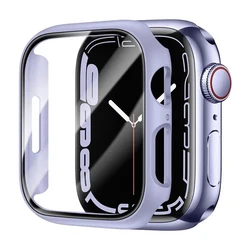 Premium Protective PC Case for Apple Watch - Durable Shell with Membrane Integration (Light purple)