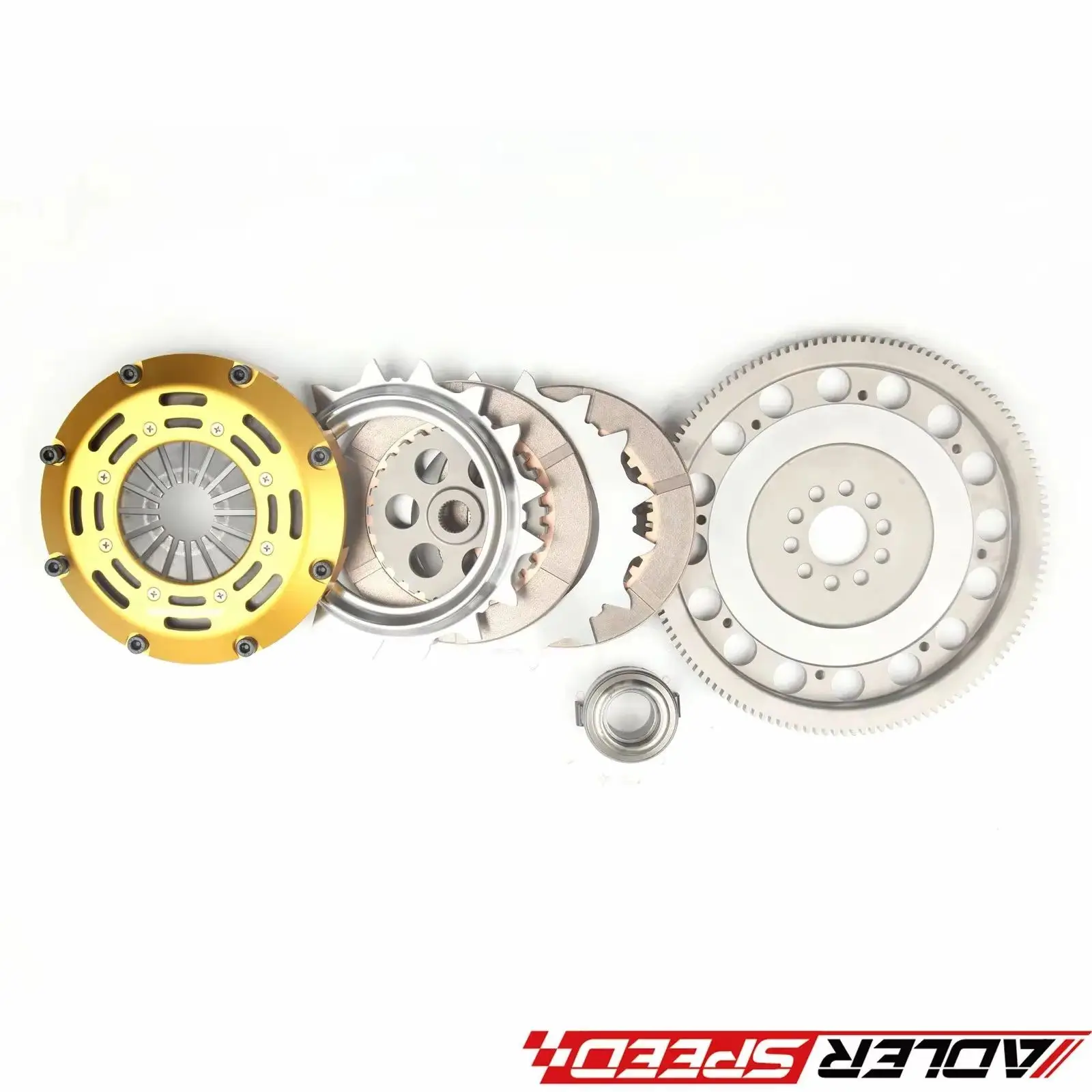폭스바겐 코라도 SLC/골프 GTI VR6/에타 GLI, GLS, GLX VR6/파사트 GLX 12밸브; 5단 ADLERSPEED 레이싱 클러치 트윈 디스크 키트