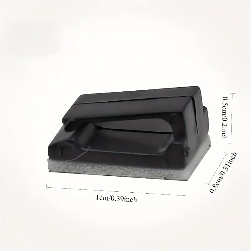 Durable Checkered Adhesive Cable Clips