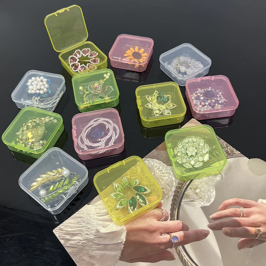DIY Diamond Painting Embroidery Storage Box Nail Art Jewelry Rhinestone Mosaic Storage Container Multifunctional Box