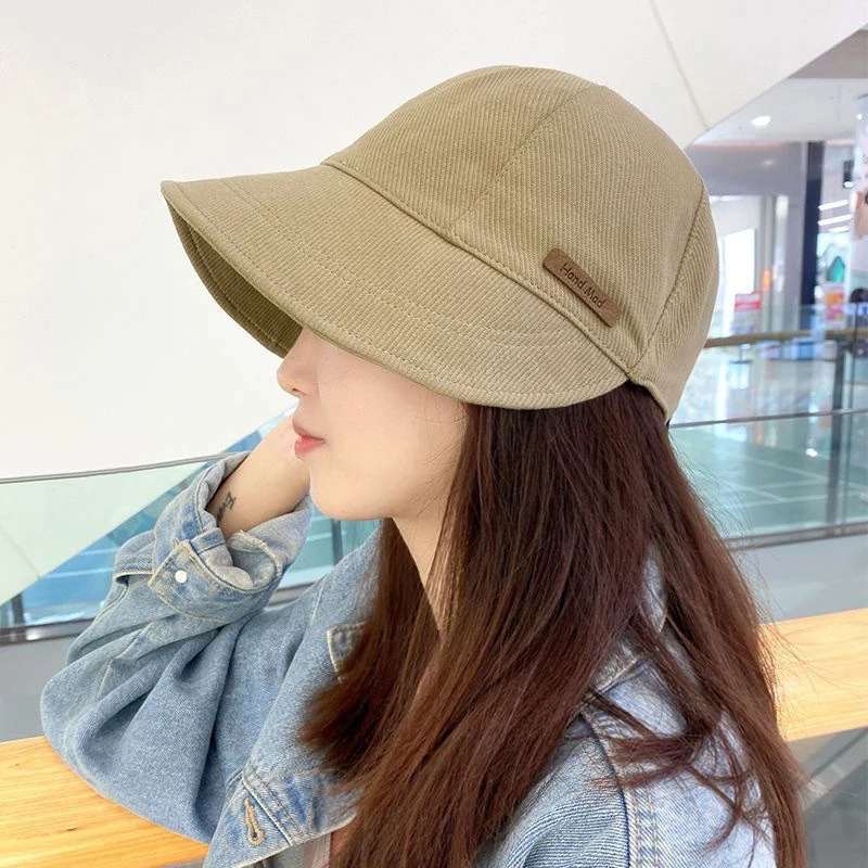 

Women's Foldable Sunhat Summer Outdoor Beach Baseball Hat Sunscreen UV Protection Cap Adjustable Cotton Wide Brim Bucket Caps