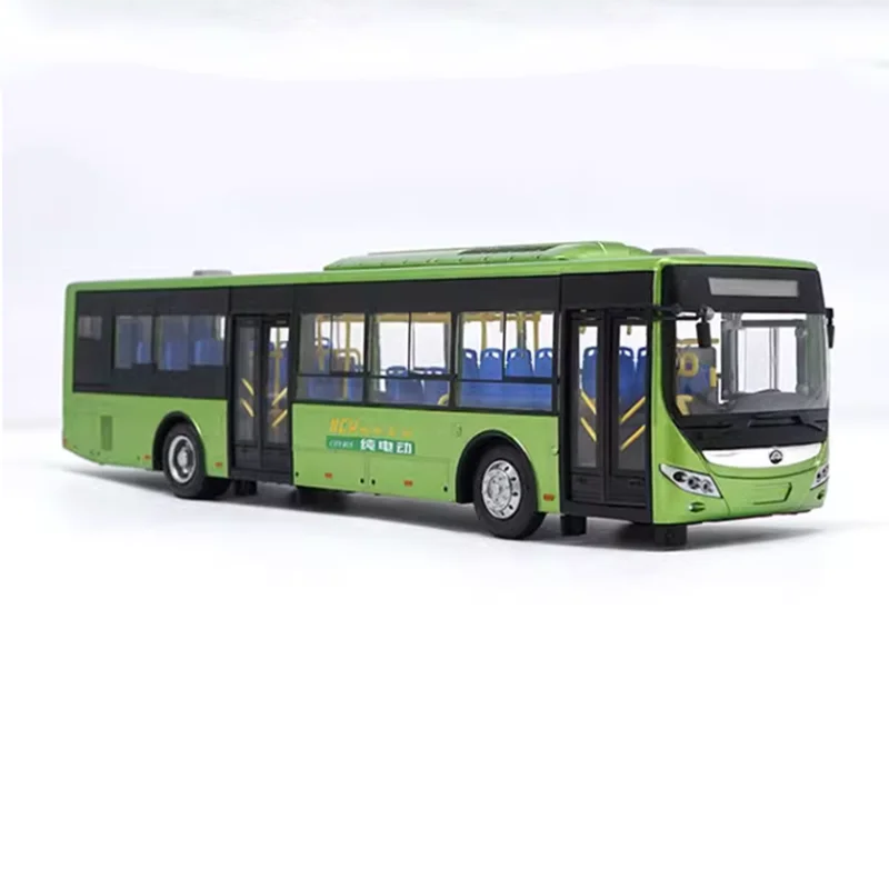 Diecast 1:42 Scale Yutong Bus Model E12 Model Shanghai Bus Pure