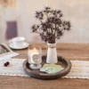 Wooden Tray Fruit Storage Tray Candle Holder Multifunctional Tray Candle Holder Tray for Kitchen Countertops Home Decoration 2