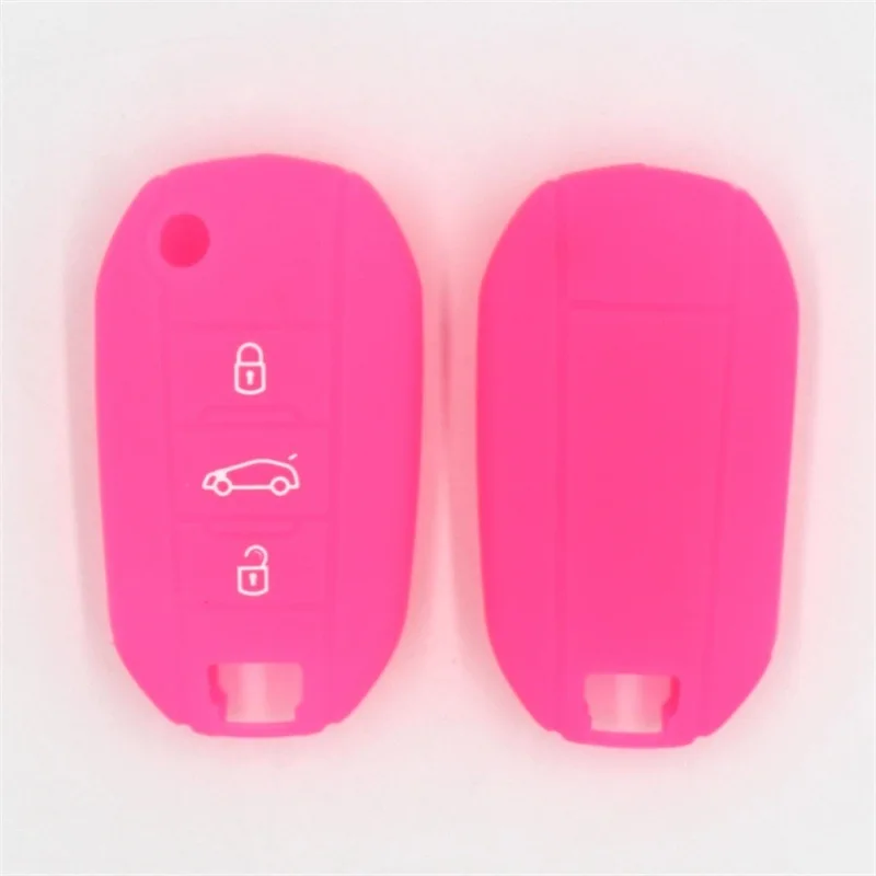 Silicone Car Key Case Cover For Citroen C4 Cactus C5 C3 C4l For Peugeot 508  301 2008 3008 408 4008 308 Protect Shell Accessories - Key Case For Car -  AliExpress