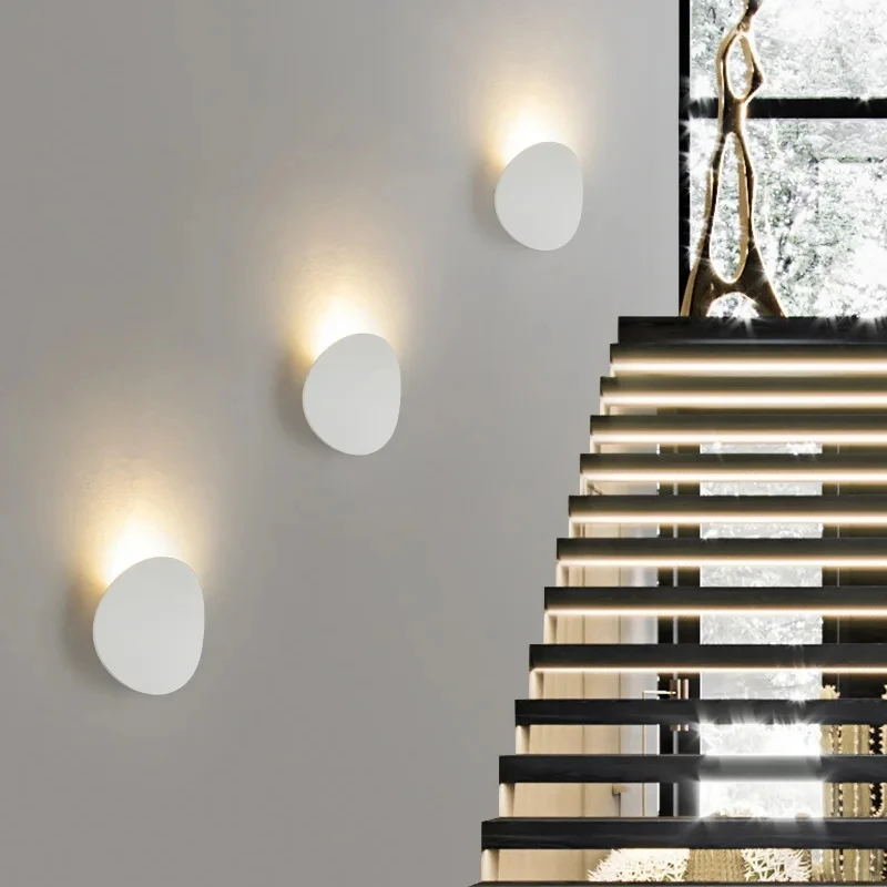 Led wall lamp, wall light Outdoor LED wall lamp waterproof balcony villa wine garden courtyard living room bedroom light luxury creative bedside lamp