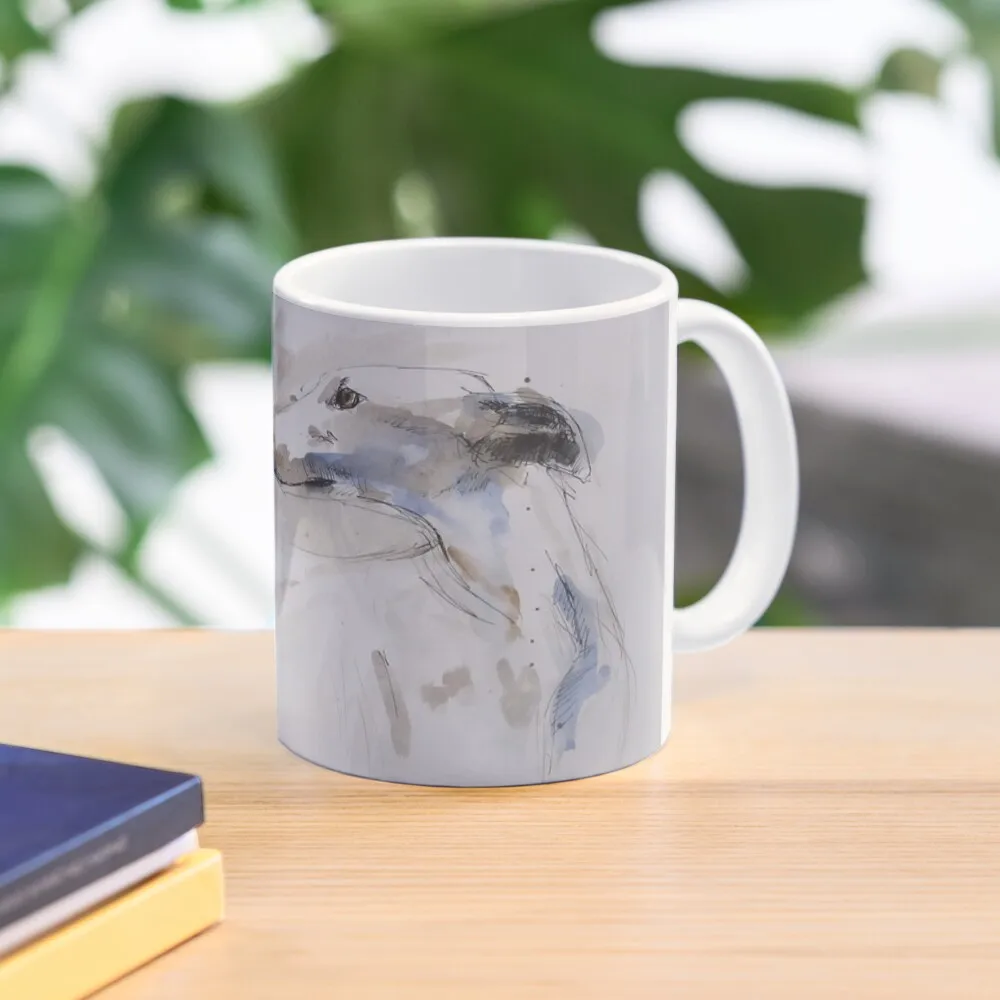 

Relaxing greyhound Coffee Mug Ceramic Cups Creative Funny Cups Mug