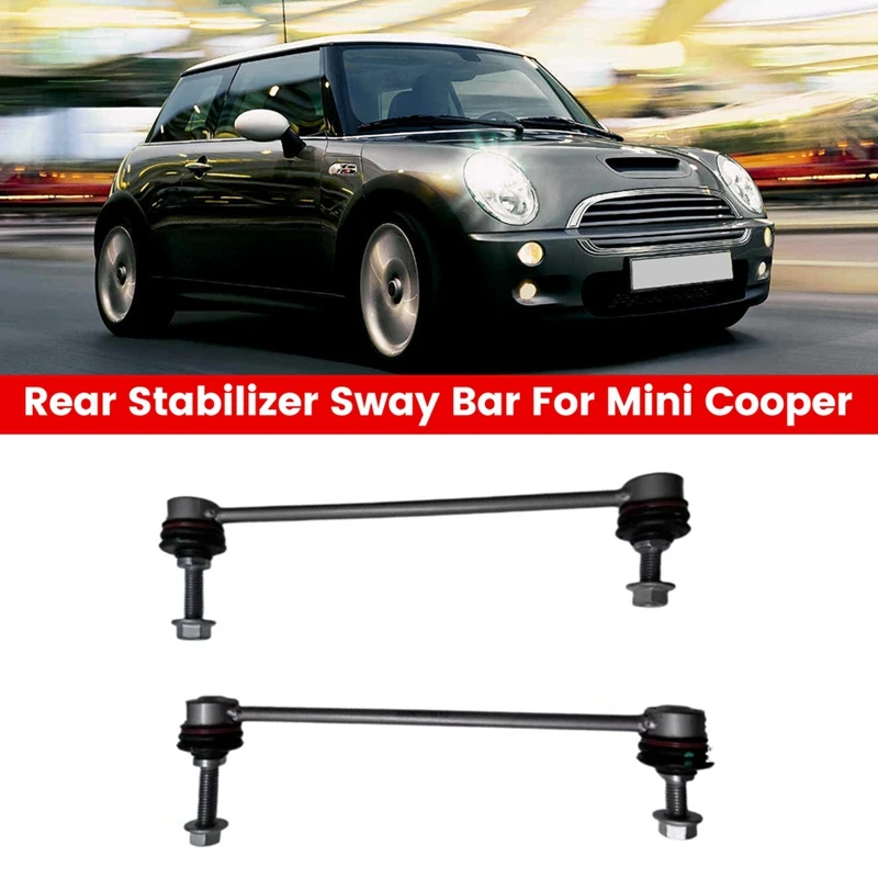 

2 PCS Car Rear Suspension Sway Bar End Link Automotive Supplies Black For BMW Mini Cooper R50 R53 R56 R58 07-14 33506772789