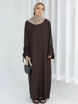 كافتان مغربي بأكمام برباط لإطلالة العيد الأنيقة — صورة 5