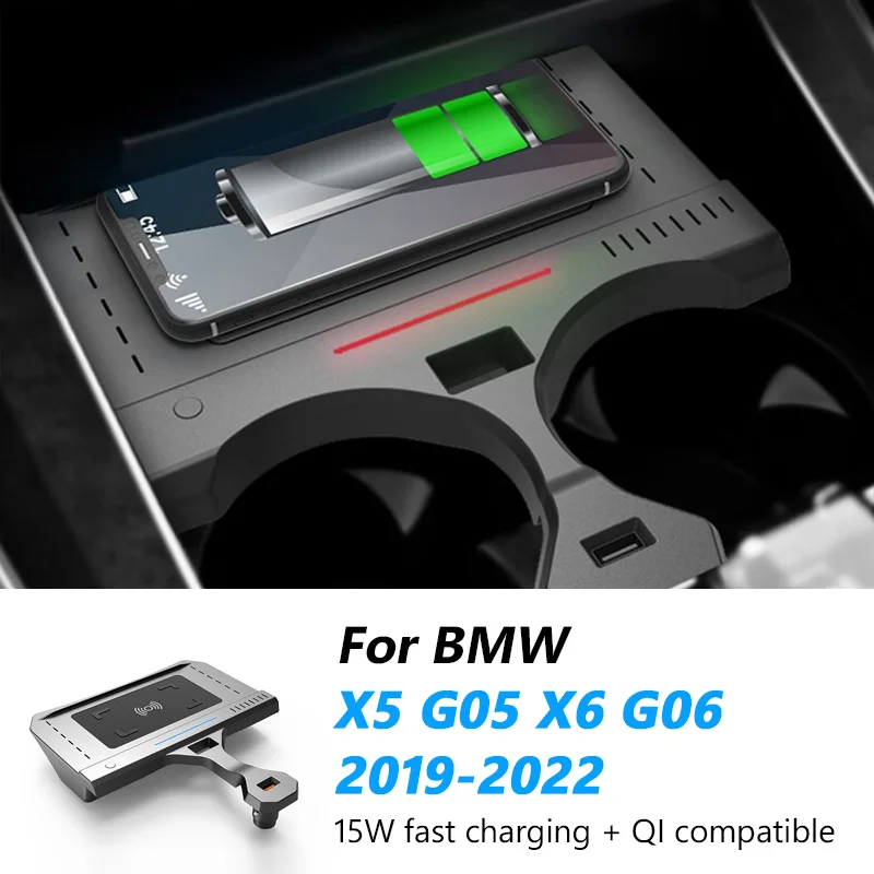 12v Car Wireless Charging For Bmw X5 G05 X6 G06 2019 2020 2021 Usb