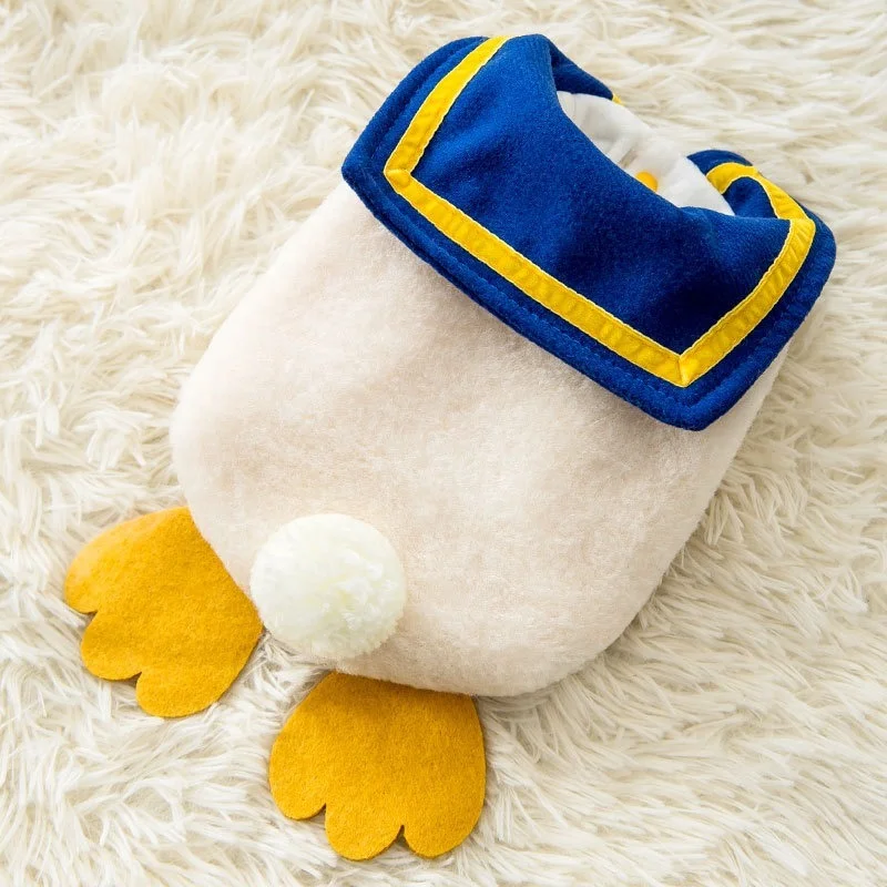 Duck Dog Clothes Pet Coat Cartoon Hoodie Dogs Clothing Small Outfits