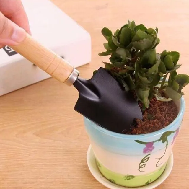 Zamatos Kertészeti Szerszámok Cserepes Virágkert Kis Lapátos Gereblye Ásó Talaj Ásni A Talajt Termesztik Zöldségeket - Image 4