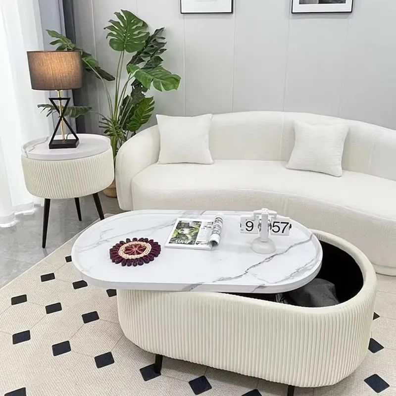 

Nordic Designer Coffee Table Standing Aesthetic Mechanism Coffee Table Space Saving Unique Mesa Auxiliar Entrance Hall Furniture